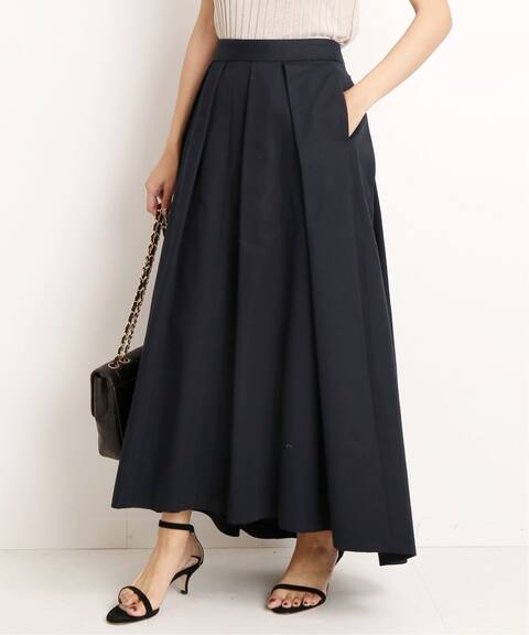 カラーグログラン タックフレアスカート Vermeil Par Iena ヴェルメイユ パー イエナ 公式のファッション通販 Baycrew S Store