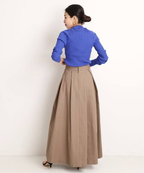 カラーグログラン タックフレアスカート Vermeil Par Iena ヴェルメイユ パー イエナ 公式のファッション通販 Baycrew S Store