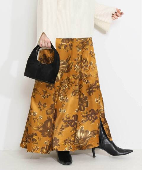 大花プリントタックスカート Vermeil Par Iena ヴェルメイユ パー イエナ 公式のファッション通販 Baycrew S Store