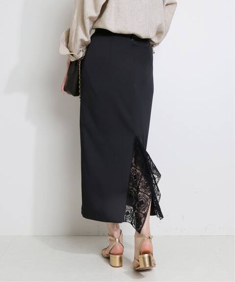 シボサテンレース付きタイトスカート Vermeil Par Iena ヴェルメイユ パー イエナ 公式のファッション通販 Baycrew S Store