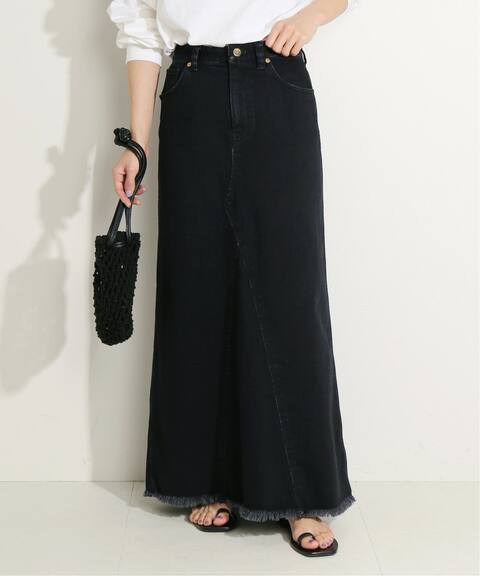 追加 デニムリメイク風 ロングスカート Vermeil Par Iena ヴェルメイユ パー イエナ 公式のファッション通販 Baycrew S Store