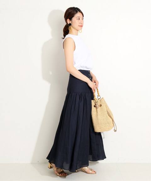 ラミーロングスカート Vermeil Par Iena ヴェルメイユ パー イエナ 公式のファッション通販 Baycrew S Store ラミーロングスカート Vermeil Par Iena ヴェルメイユ パー イエナ 公式のファッション通販 Baycrew S Store