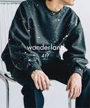 【wonderland / ワンダーランド】×417 EDIFICE  PAINTED SWEAT