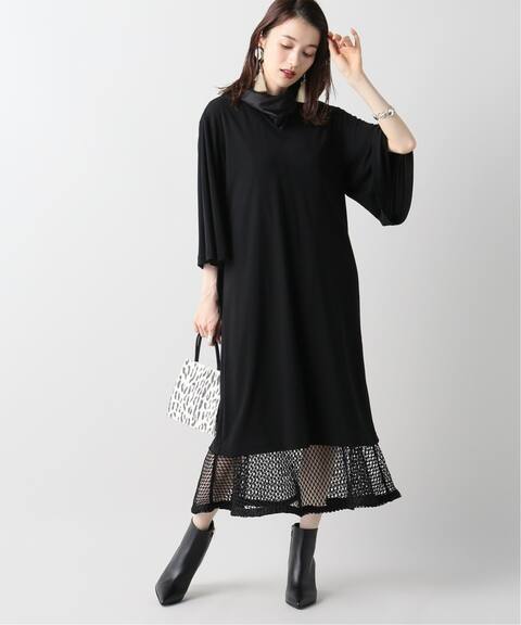 Toga Pulla トーガプルラ Rayon Jersey Mesh Dress ワンピース Journal Standard L Essage ジャーナルスタンダード レサージュ 公式のファッション通販 Baycrew S Store