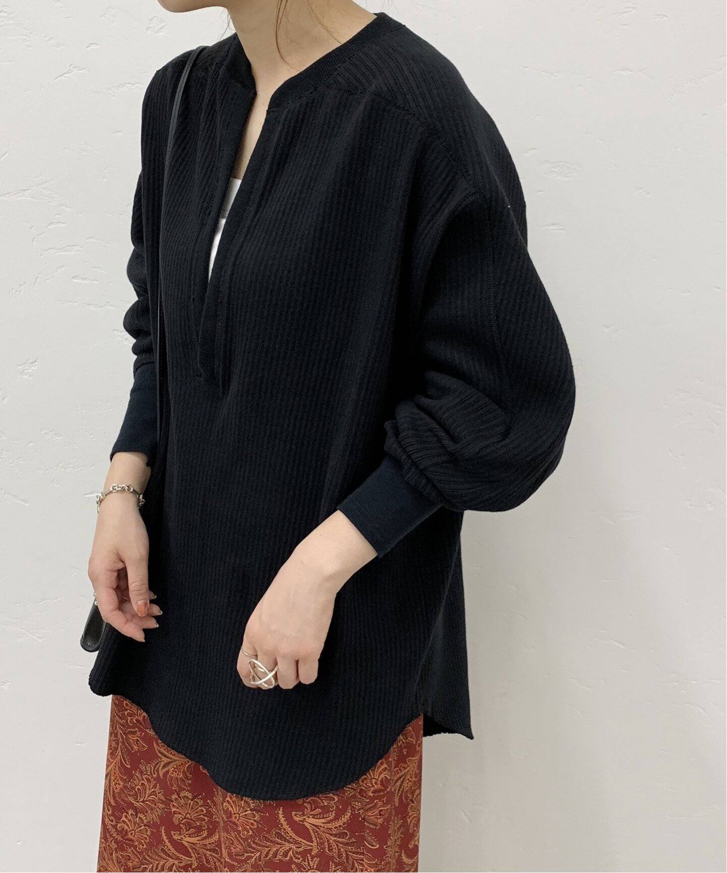CLANE/クラネ】HEAVY RIB V NECK TOPS:カットソー◇|JOURNAL ...