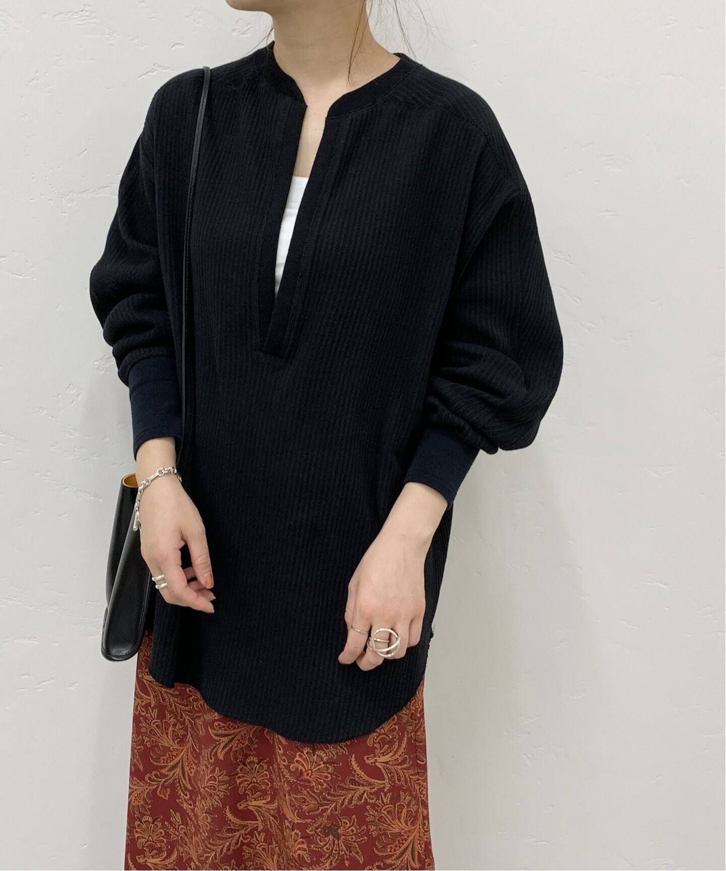 CLANE/クラネ】HEAVY RIB V NECK TOPS:カットソー◇|JOURNAL ...