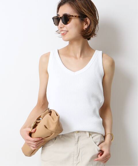 Cotton Rib Vネック タンクトップ Deuxieme Classe ドゥーズィエム クラス 公式のファッション通販 Baycrew S Store