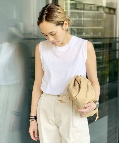 スーピマコットンタンクトップ Ap Studio エーピーストゥディオ 公式のファッション通販 Baycrew S Store