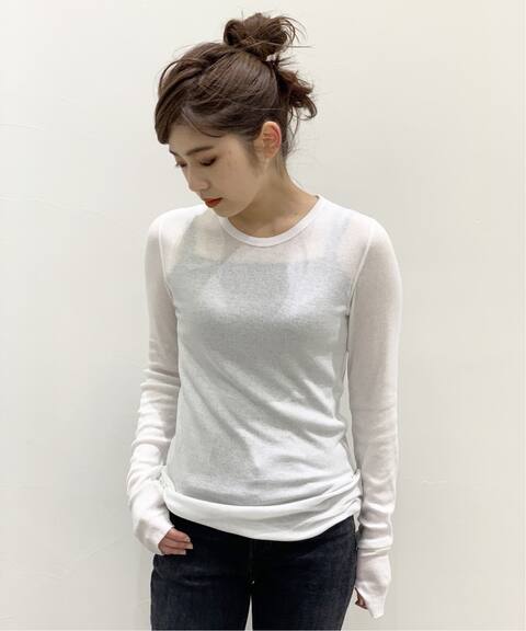 コットンレーヨンロングスリーブtシャツ Ap Studio エーピーストゥディオ 公式のファッション通販 Baycrew S Store コットンレーヨンロングスリーブtシャツ Ap Studio エーピーストゥディオ 公式のファッション通販 Baycrew S Store