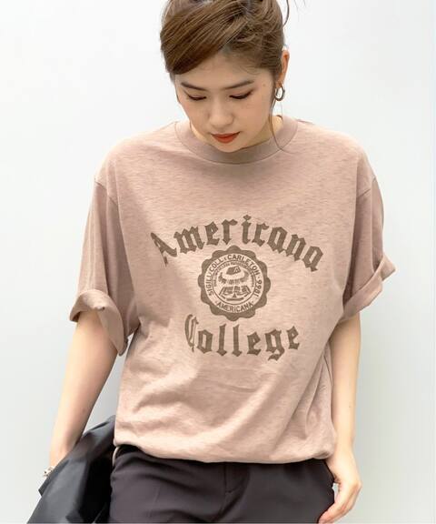 Americana アメリカーナ 別注college Tシャツ Ap Studio エーピーストゥディオ 公式のファッション通販 Baycrew S Store Americana アメリカーナ 別注college Tシャツ Ap Studio エーピーストゥディオ 公式のファッション通販 Baycrew S Store