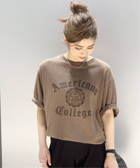 Americana アメリカーナ 別注college Tシャツ Ap Studio エーピーストゥディオ 公式のファッション通販 Baycrew S Store