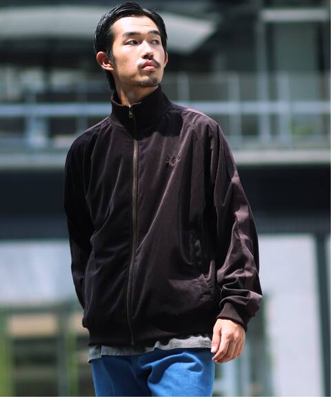 Amazon ビームス Beams スウェット Fred Perry Beams 別注 側章 トラックジャケット メンズ Navy S トレーナー パーカー 通販