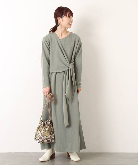 ニットソーラップワンピース B C Stock ベーセーストック 公式のファッション通販 Baycrew S Store