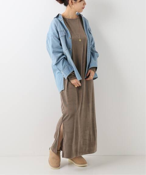 カットベロアワンピース B C Stock ベーセーストック 公式のファッション通販 Baycrew S Store