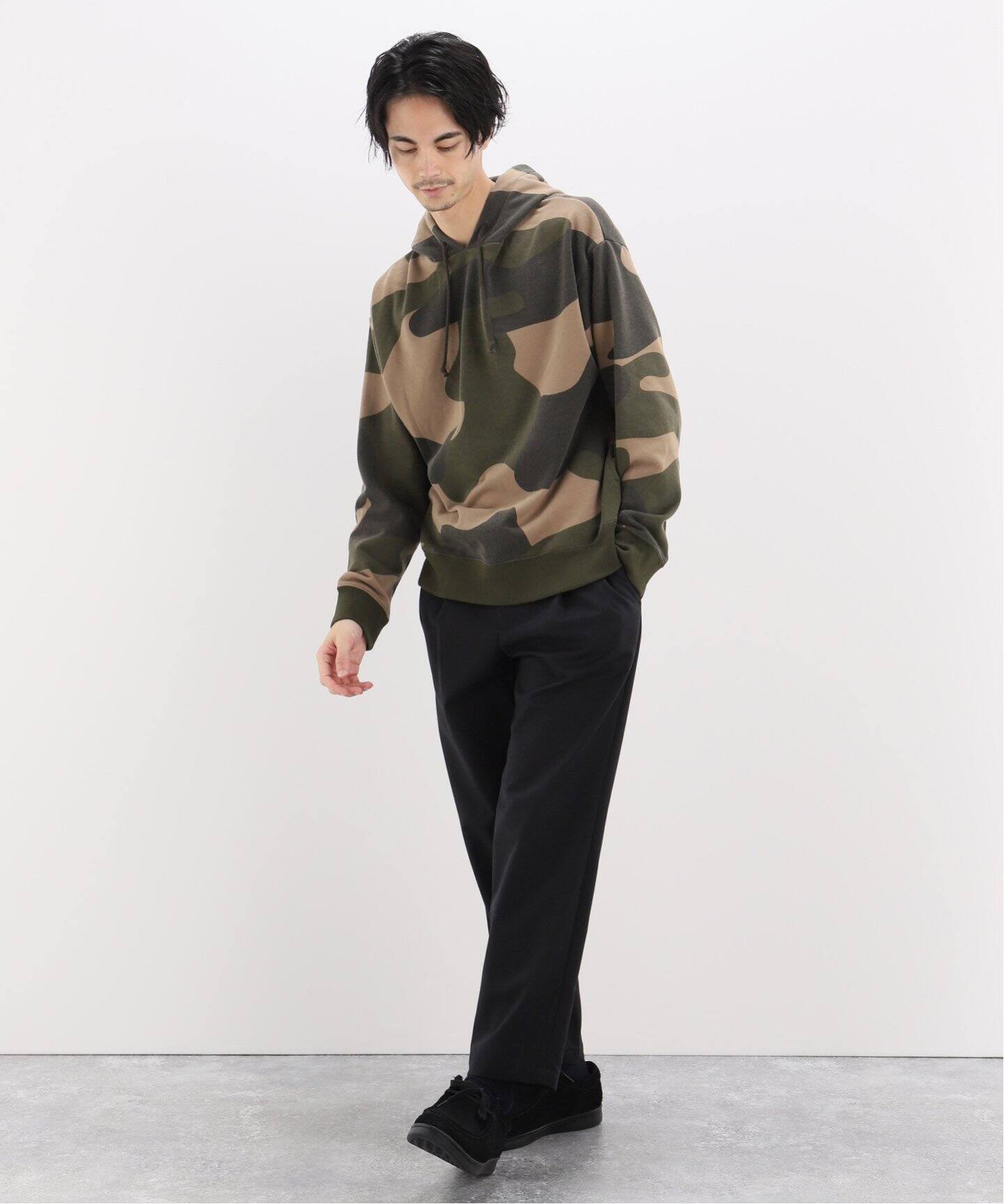 ビッグカモフラージュ パーカー（Tシャツ／カットソー）｜B.C STOCK 