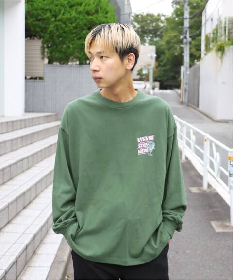 Vision ビジョン 別注 Dino ロングスリーブtシャツ B C Stock ベーセーストック 公式のファッション通販 Baycrew S Store Vision ビジョン 別注 Dino ロングスリーブtシャツ B C Stock ベーセーストック 公式のファッション通販 Baycrew S Store