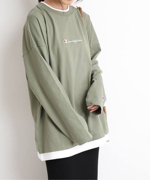 Champion チャンピオン Long Sleeve レイヤード Tシャツ Slobe Iena スローブ イエナ 公式のファッション通販 Baycrew S Store