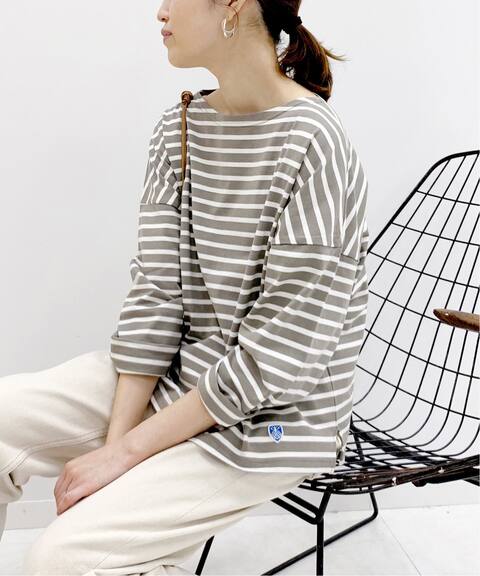 Orcival オーシバル 40 2 Regular ストライプカットソー Slobe Iena スローブ イエナ 公式のファッション通販 Baycrew S Store