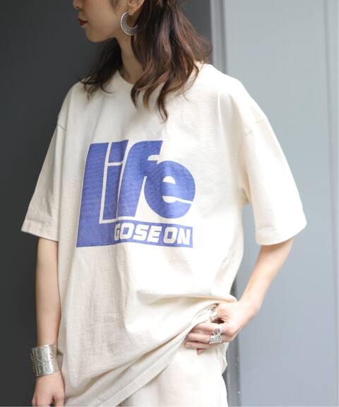 Mixta Life Goes On Tシャツ Slobe Iena スローブ イエナ 公式のファッション通販 Baycrew S Store Mixta Life Goes On Tシャツ Slobe Iena スローブ イエナ 公式のファッション通販 Baycrew S Store