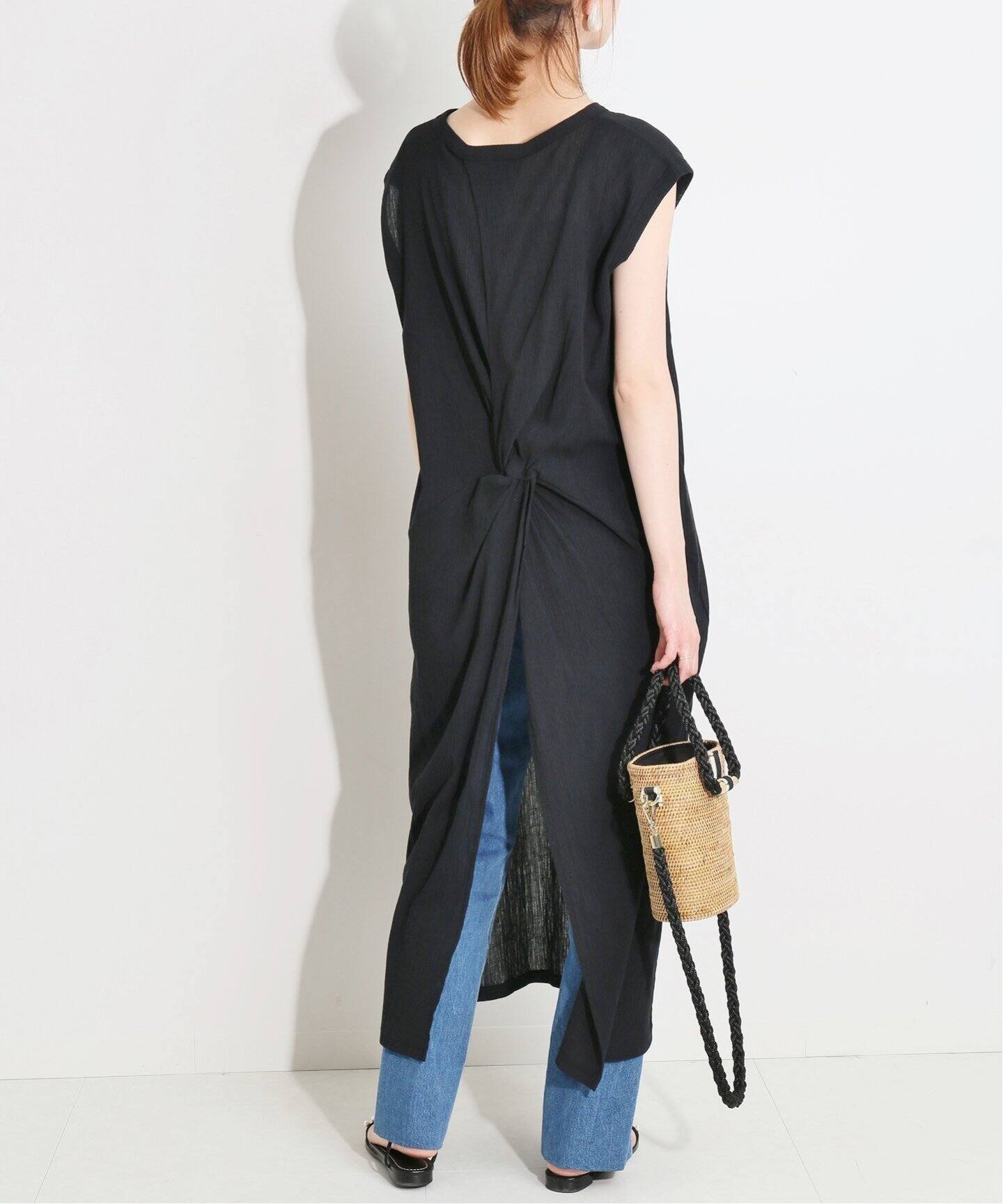 IENA LA BOUCLE COクレープ バックツイストプルオーバー◇|IENA IENA LA BOUCLE COクレープ バックツイストプルオーバー◇|IENA