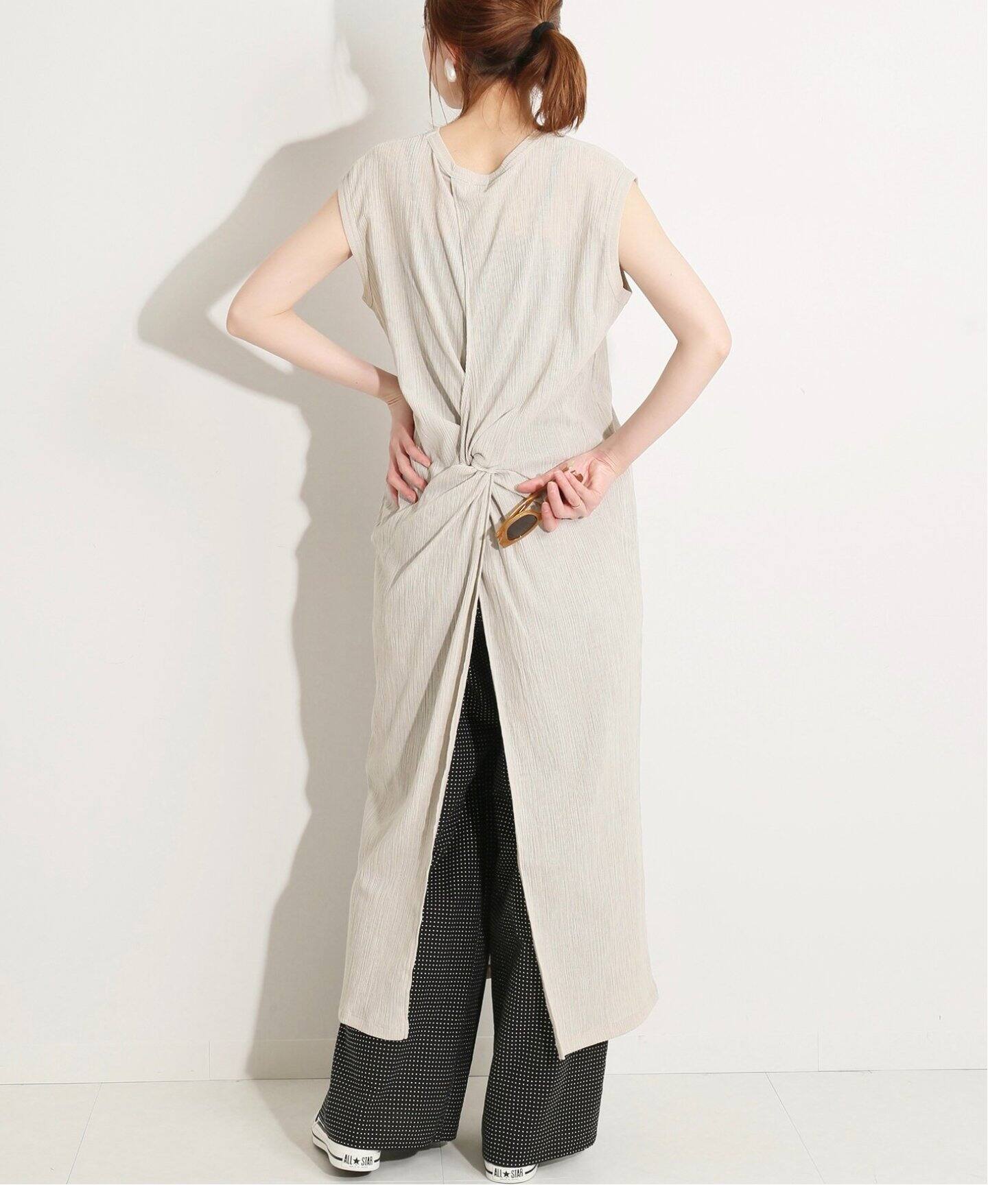IENA LA BOUCLE COクレープ バックツイストプルオーバー◇|IENA IENA LA BOUCLE COクレープ バックツイストプルオーバー◇|IENA