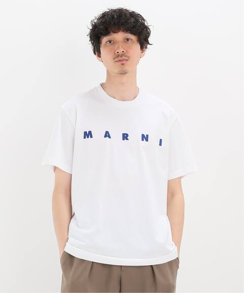 Marni マルニ コットンジャージーロゴtシャツ Edifice エディフィス 公式のファッション通販 Baycrew S Store
