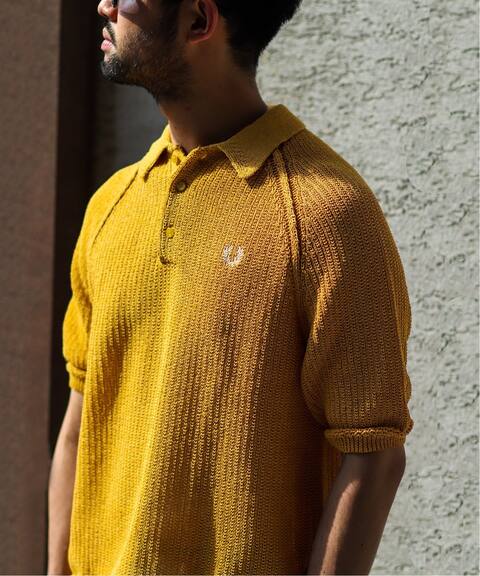 Fred Perry フレッド ペリー 別注 リネンライクニット ポロシャツ Edifice エディフィス 公式のファッション通販 Baycrew S Store