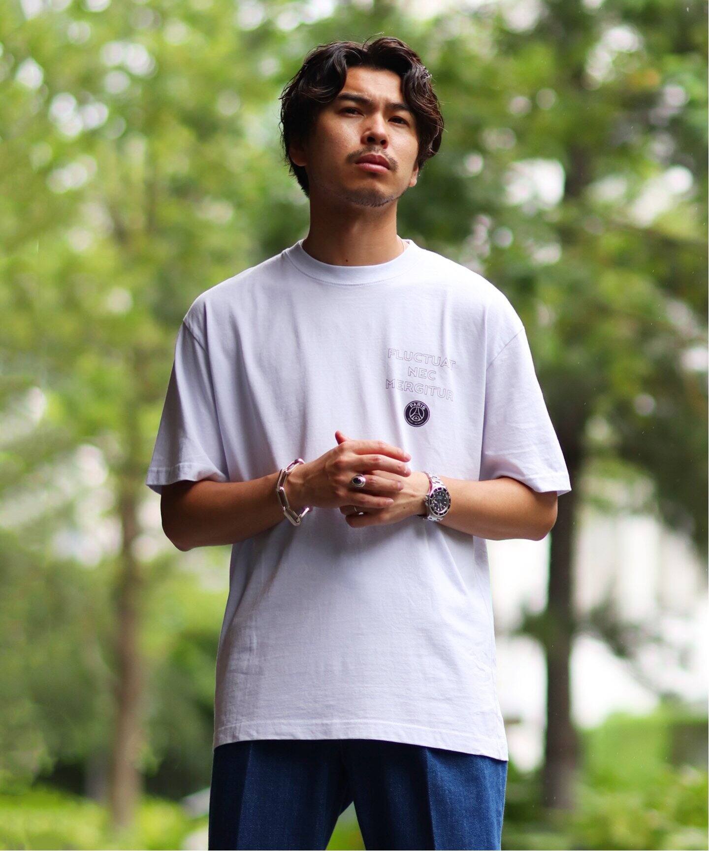 Paris Saint Germain パリサンジェルマン Slogan Overdye Tシャツ Paris Saint Germain パリサンジェルマン 公式のファッション通販 Baycrew S Store