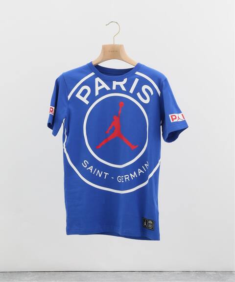 Paris Saint Germain Jordan Boys fc Ss Logo Tee キッズ Paris Saint Germain パリサンジェルマン 公式のファッション通販 Baycrew S Store