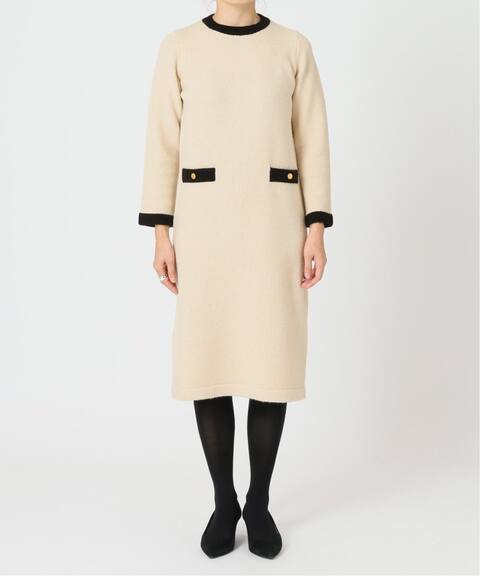 追加2 ブークレーバイカラーワンピース La Totalite ラ トータリテ 公式のファッション通販 Baycrew S Store