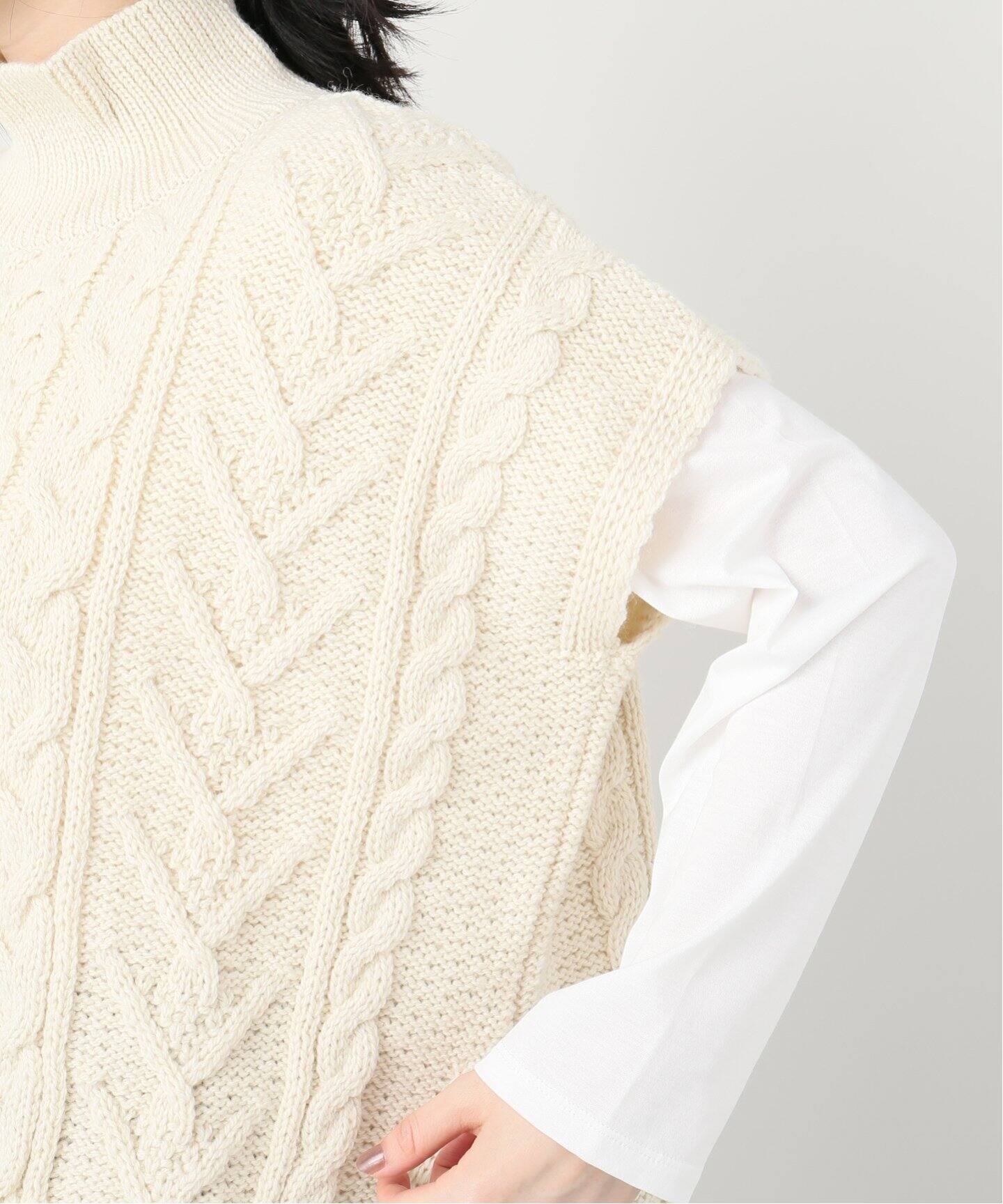 OLDDERBY KNITWEA】アランベスト|La Totalite(ラ トータリテ)公式の