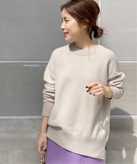 カシミヤウールクループルオーバー Spick And Span スピック スパン 公式のファッション通販 Baycrew S Store カシミヤウールクループルオーバー Spick And Span スピック スパン 公式のファッション通販 Baycrew S Store