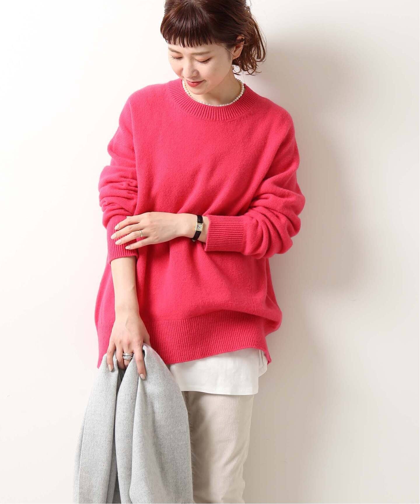 カシミヤウールクループルオーバー◇|Spick and Span(スピック カシミヤウールクループルオーバー◇|Spick and Span(スピック