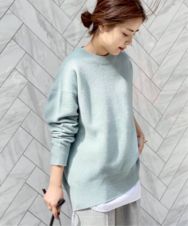 カシミヤウールクループルオーバー2◇（ニット／セーター）｜Spick and  