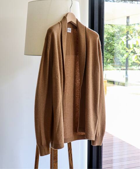 ナチュラル キャメル ショール カーディガン Edifice エディフィス 公式のファッション通販 Baycrew S Store