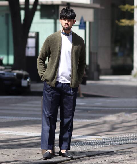 レーヨンペーパーカタアゼラップカーディガン Edifice エディフィス 公式のファッション通販 Baycrew S Store