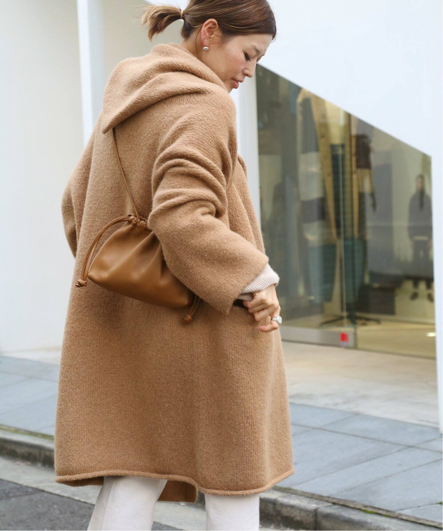 LAUREN MANOOGIAN/ローレン マヌージアン】フーディ カーディガン  