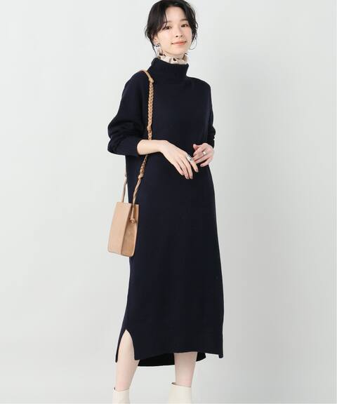 イタリー糸タートルネックワンピース B C Stock ベーセーストック 公式のファッション通販 Baycrew S Store