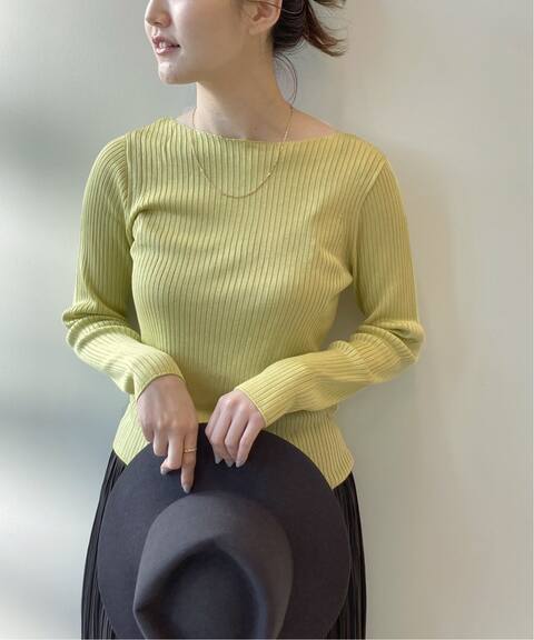 リブボートネックプルオーバー Iena イエナ 公式のファッション通販 Baycrew S Store