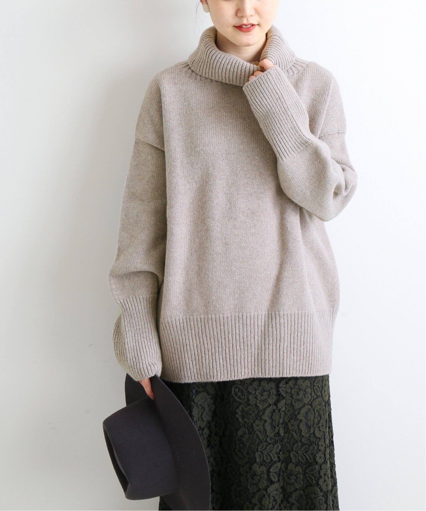 ブルー系,FREE SIZEお気に入りのIENA 【ALDERNEY /アルダニー】 LAMBS 純正激安 IENA 【ALDERNEY /アルダニー】 LAMBS WOOLS ニット ニット/セーター