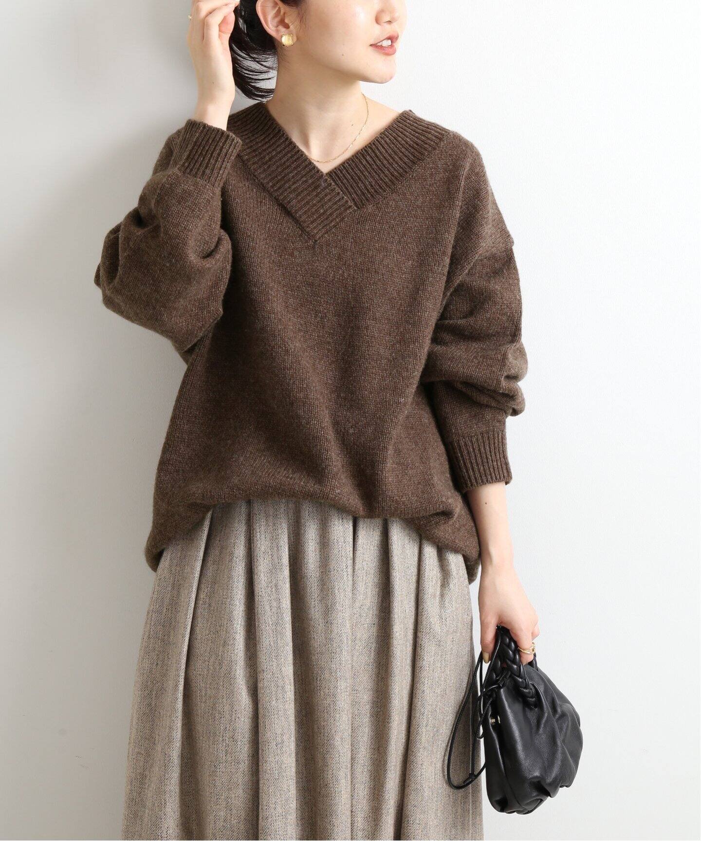 alvana / アルヴァナ】別注 YAK WOOL Vネックニット◇|IENA(イエナ ...