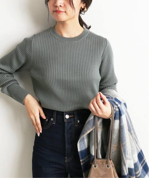追加 5 3リブクルーネックニット Slobe Iena スローブ イエナ 公式のファッション通販 Baycrew S Store
