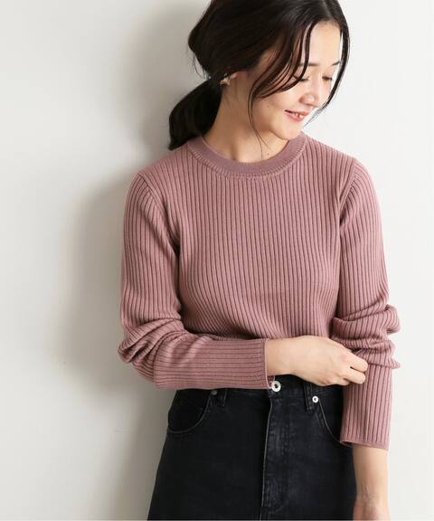 追加 5 3リブクルーネックニット Slobe Iena スローブ イエナ 公式のファッション通販 Baycrew S Store