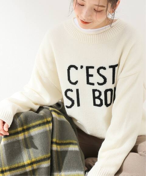 Cest Sibon インターシャニット Slobe Iena スローブ イエナ 公式のファッション通販 Baycrew S Store