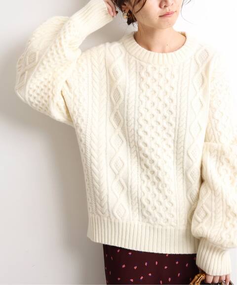 Hamilton ケーブルニットクルーネックプルオーバー Slobe Iena スローブ イエナ 公式のファッション通販 Baycrew S Store