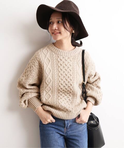 Hamilton ケーブルニットクルーネックプルオーバー Slobe Iena スローブ イエナ 公式のファッション通販 Baycrew S Store