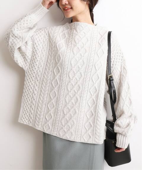Hamilton ケーブルニットボートネックプルオーバー Slobe Iena スローブ イエナ 公式のファッション通販 Baycrew S Store
