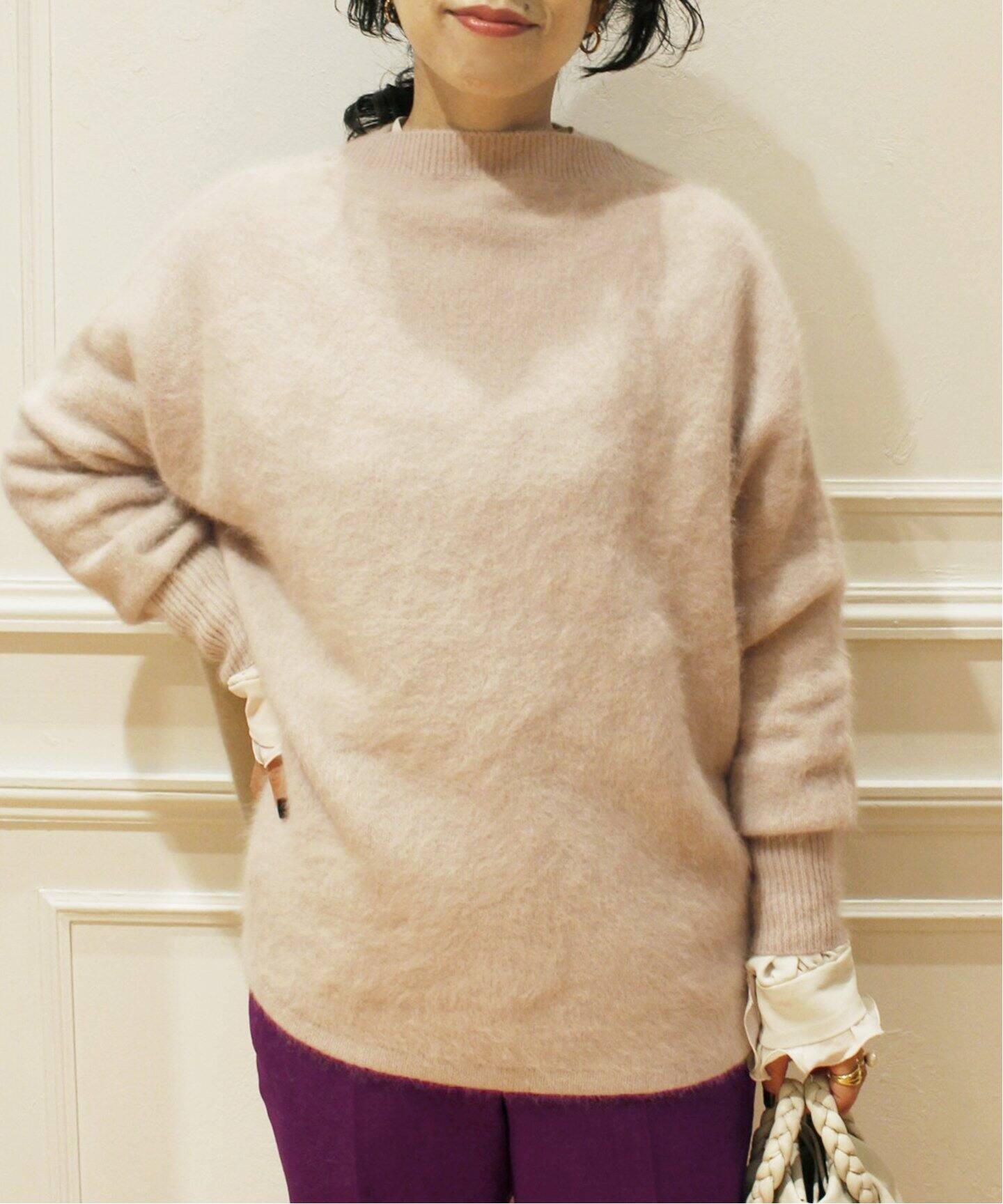 IENA LA BOUCLE シャギーニット ボートネックプルオーバー◇|IENA IENA LA BOUCLE シャギーニット ボートネックプルオーバー◇|IENA