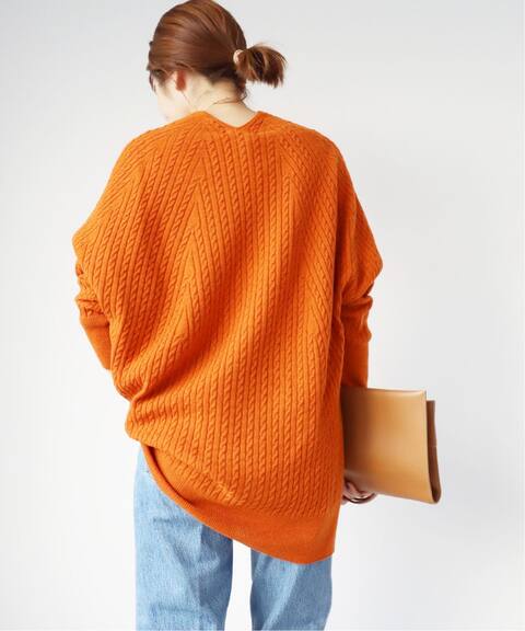 ファインウール ケーブルvネックプルオーバー Plage プラージュ 公式のファッション通販 Baycrew S Store