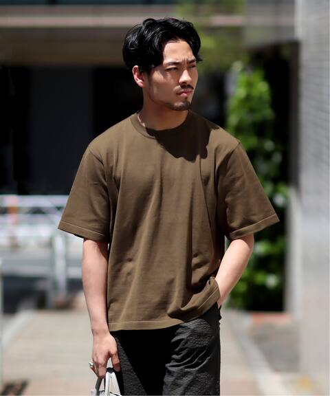 Uru ウル 別注 半袖ニットカットソー Edifice エディフィス 公式のファッション通販 Baycrew S Store